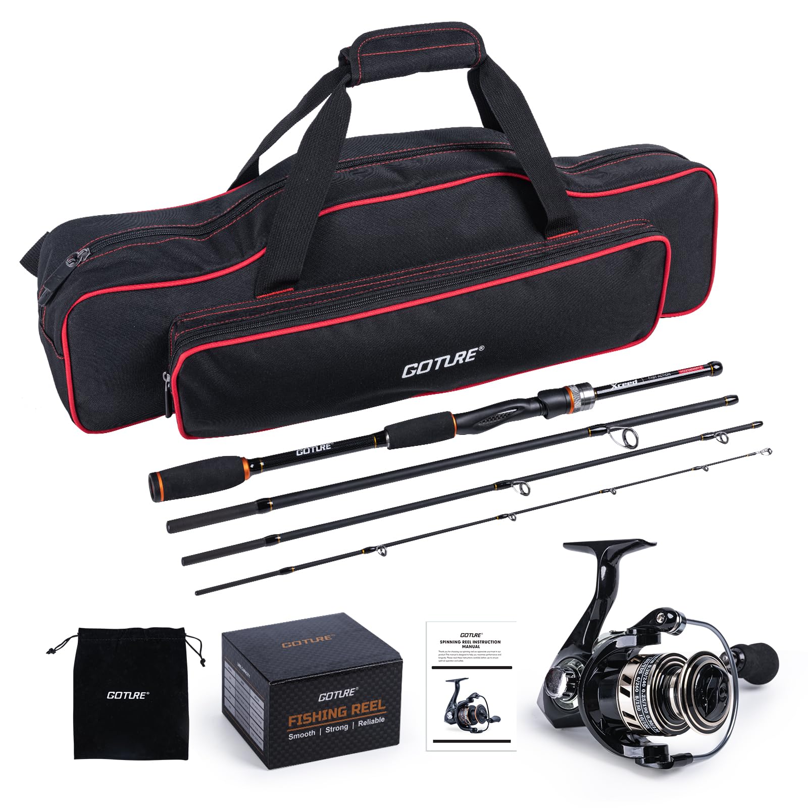 Reel Bag - Conjunto de Vara de Pesca Portátil