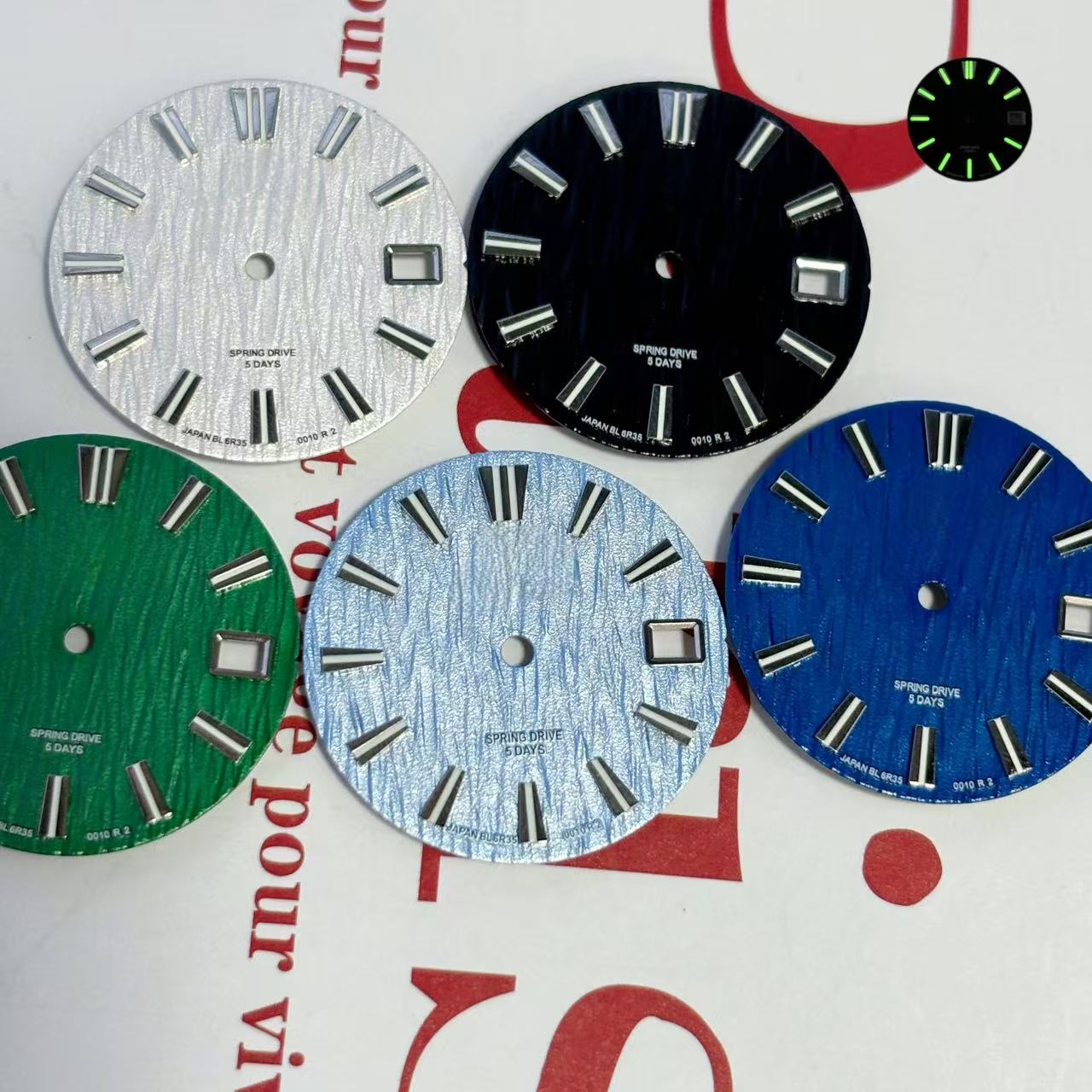 Reel Case - Relógio Mecânico com Calendário Luminoso Verde