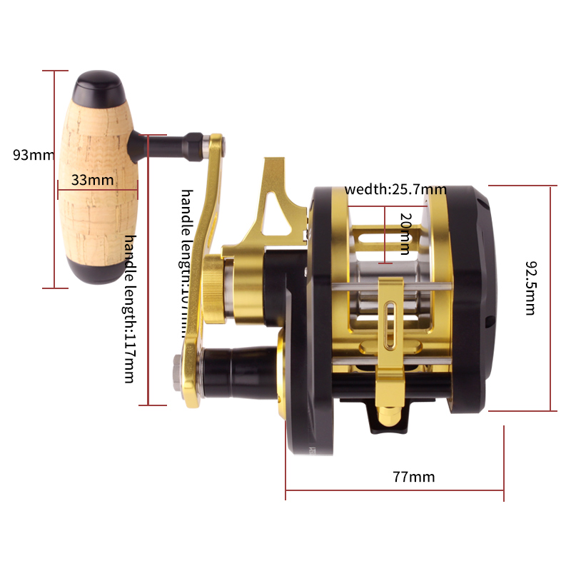 Reel Drag Knob - Carretilha de Pesca RUKE Metal Reel