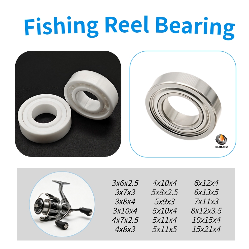 1/5/10 Peças Rolamentos Híbrid - Baitcasting Reel avaliação e preço