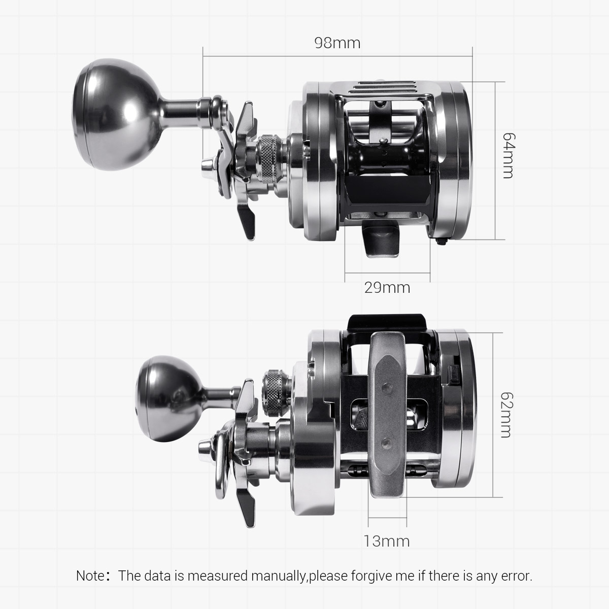 Carretilha de Jigging Noeby-Li - Baitcasting Reel avaliação e preço